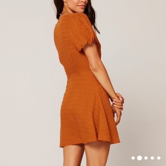 NWT L*SPACE Sabrina Dress Hazelnut - Picture 4 of 8